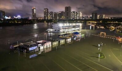 China climate change storms